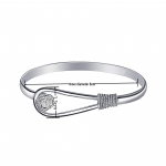 Korea kirsi&otilde;ie lilledest k&auml;ev&otilde;ru &ndash; romantiline naiste k&auml;te ornament Sakura bracelet [silver plated] h&otilde;be