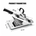 304 Roostevabast terasest toidu viilutaja majapidamisjuhend K&uuml;lmutatud liha viilutaja Veise- ja lambaliharull kiiresti viiludeks BBQ Hotpoti k&uuml;psetamiseks