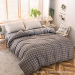Aloe Vera puuvillane tekikate &ndash; &uuml;hekordne, 1,5 m/1,8 m, standardpikkus 2,2 m 1.5*2.0 Single Quilt Cover