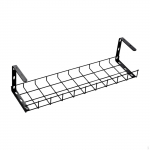 Kaablihaldusaluse traadi korraldaja, millel pole tugevat puuri koos kruvidega Toiteriba juhtmehoidiku puhastamine must