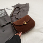 Tipptasemel tekstuuriga moodne &otilde;lakott Retro seemisnahast luksuslik kaenlaaukott naistele s&uuml;gis-talv Uus populaarne lihtne Crossbody kott (20cm<Max Length<30cm)