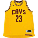 Adidas X NBA koost&ouml;&ouml; Cleveland Cavaliers Jamesi kiri Spordis mugav 23 s&auml;rk Korvpallivest Unisex s&auml;rgid Kollane A61201 2XL