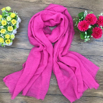 Kortsus ja narmastega puuvillane ja linane sall, mitmek&uuml;lgne naistele s&uuml;gisel ja talvel, &uuml;hev&auml;rviline pear&auml;tt, siidist sall, sall, naiste sall 180 * 90cm