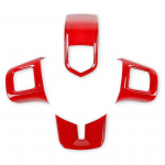 ABS rooliratta kaunistuse kattekleebis sobib Dodge'i laadija jaoks Dodge Challenger'i jaoks Durango jaoks Dart Journey sisetarvikute jaoks s&uuml;sinikkiust must v&auml;rv