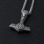 Thor Hammer kaelakee originaal Viking roostevabast terasest domineeriv Unisex ripats poiss-s&otilde;bra kingitus Single Pendant