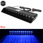 Auto vilkuvate tulede lamp 12 LED-i punane/sinine/merevaigukollane/kollane/valge politsei led-vilku avarii-hoiatustuli autole 12V 12W