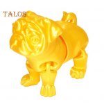 3D Prinditud Koeramudel Kollektsioneeritav Fidget M&auml;nguasi Kutsika Ornament Liigutatavate Liigestega Painduv Stressimaandav Mopsi M&auml;nguasi Juhi Lauale F