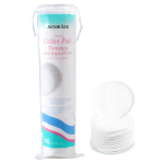 100 tk pehmed ja hingavad &uuml;mmargused meigieemalduspadjad, kahepoolsed tekstuuriga puuvillased padjad, kasutatakse igap&auml;evaseks n&auml;opuhastuseks valge