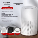 Aktiivs&ouml;e, aroomiteraapia ja sinise valgusega lauaarvuti ioon&otilde;hupuhasti l&otilde;hna ja formaldeh&uuml;&uuml;di eemaldamiseks Ultimate Purifier