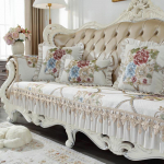 Euroopa libisemisvastane diivani kate Luksuslik &scaron;enill-žakaarkangast diivanipadi aastaringselt elutuba Kaunistage kaanega kodukaunistus 35x70