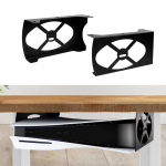 under Desk Mount for Game Console Metal Stand Practical Gaming Accessories Easy to Install Storage