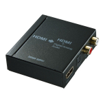 Sanwa Supply HDMI signaali heli eraldaja (optiline digitaalne/analoog&uuml;hilduv) VGA-CVHD5