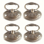 1 komplekt / 4 tk. Uus Hiina stiilis, avatud auk puudub avatud paigaldus Kaasaegne lihtne sahtlikapi ukset&otilde;mme Vintage n&auml;htamatud k&auml;epidemed 4pcs