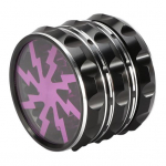 63 mm alumiiniumsulamist &uuml;rdiveski l&auml;bipaistva kaanega, vastupidav 4-kihiline multifunktsionaalne k&auml;sitsi v&uuml;rtsijaotur, metallipurusti purustaja 63mm kuldne