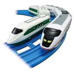 Takara Tomy Plarail 200 seeria v&auml;rviline Shinkansen E3 seeria Shinkansen Komachi topeltkomplekti rongim&auml;nguasi vanused (E2 seeria) & 3+ black