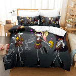 M&otilde;rjudroonid Voodipesukomplekt &Uuml;heinimese Twin T&auml;ism&otilde;&otilde;dus Queen King Suuruses Voodikomplekt T&auml;iskasvanud Laste Magamistuba Tekikottide Komplektid 3D Prindiga Anime 70x133cm 2pcs
