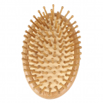 Bambusest puidust kollane p&ouml;&ouml;kpuidust peanaha massaažikamm mitmek&uuml;lgseks stiiliks kodus v&otilde;i liikvel olles puidust kamm