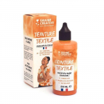 Peinture pour textile 100 ml effet tie and die - rouille oranž