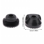 Kruvid fikseerivad plastkruvid Usaldusv&auml;&auml;rsed ja vastupidavad mustast plastikust kruvipoldid teie aiatoolide varikatuse jaoks 5*2.5cm