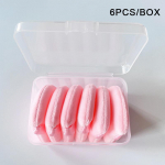 6 tk/karbis Kolmnurkne puuderipadi N&auml;omeigi k&auml;sn Pehme sametine kosmeetiline padi Blender Ilu jumestuskreemik&auml;sn Meigitarvikud