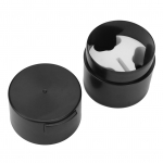 Ripsmeliimi s&auml;ilituspaak, mis takistab kuivamist negatiivse r&otilde;huga ripsmepikendusega liimimahuti purk must