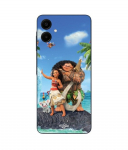 Coque de t&eacute;l&eacute;phone - Maniacase - Samsung Galaxy A06 - Silicone - Souple - VAIANA 2 AFFICHE ANIME