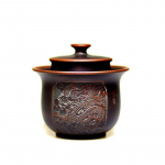 200 ml k&auml;sitsi valmistatud Qinzhou Nixing Pottery tee Tureen Dragon and Phoenix Hand Grab Pot High End teekaane komplekt Gaiwan Teaset Collection