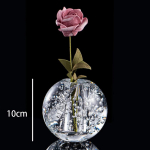 K&otilde;rge kvaliteediga kristallklaasist vaas Kerge luksuslik kodu kaunistus Mullipalliga terrarium Ikebana vaas P&otilde;hjamaade kaunistus Kodu aksessuaarid Vaasid