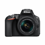 Nikon D5600 DSLR-kaamera + AF-S DX 18-55mm f/3.5-5.6G VR objektiiv must