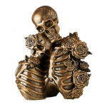 Vanaaegne Gooti Paari Skeleti Figuur Halloween Roosi Kolju Vaik Kuju Skulptuur Kodu Kontori Laua Kaunistus