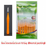 Ortodontilised hambavaheharjad I t&uuml;&uuml;p (10-pakk) hammaste breketite puhastamiseks