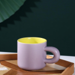 Macaroni keraamiline tass Dopamiini paari veetass Lihtne kruus majapidamises kasutatav kohvitass s&uuml;ndmuse kingituse suveniir 360ML [Color box 60/box]