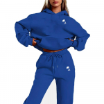 Naiste kapuutsiga dressipluusid Kaheosalised komplektid Mood Hawaii Kookospuu Prindiga Pullover Dressip&uuml;ksid 2-osaline komplekt Pusad P&uuml;ksid &Uuml;likond XL