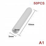 50 tk n&otilde;udepesumasina riiuli korgid, ots, piide kate, painduvad &uuml;marad otsakatted.