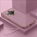 Luksuslik kattekiht Honor Magic 7 Pro, Magic 6 Lite, Magic 5, Magic 4, Honor X9A, X9B silikoonist kaelarihmaga telefoni&uuml;mbris pehme pingutusn&ouml;&ouml;riga For Magic 7 &Case & Strap sinine