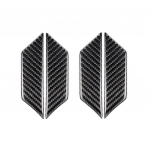 Cadillac XT5 2016-2019 jaoks Autokleebised S&uuml;sinikkiust Auto Uksek&auml;epideme Kauss Sisekate 4 tk Autostiili tarvikud must