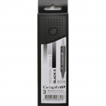 Set 3 Marqueurs &agrave; alcool Graph'it - D&eacute;grad&eacute; Black et White - Graph'it