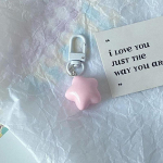 1tk Armsad Star v&otilde;tmehoidjad k&otilde;rvaklappide kate V&otilde;tmehoidja Multifilm Charm Bag Ripatsid Auto V&otilde;tmehoidjad T&uuml;drukutele Kingitus V&otilde;tmehoidja Amuletid roosa