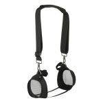 Anker Soundcore'iga &uuml;hilduv reisikohver rihm, kandekott, &uuml;ks &otilde;larihm must