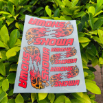 Veekindlad peegeldavad mootorratta kleepsud Kawasaki Benelli BMW Yamaha Honda Suzuki jaoks kuld