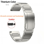 22mm titaanmetallist rihm Amazfit Balance GTR 4/3/2 jaoks Luksuslik &auml;ri k&auml;ev&otilde;ru Huawei Watch 5 Pro/ 4 Pro/3 Pro/GT4 46mm/Ultimate jaoks For Galaxy watch 46