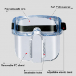 Mitmeotstarbeline ergonoomiline l&auml;bipaistev kaitstud n&auml;okaitsemask t&ouml;&ouml;ks Poola keevitustolmu &otilde;lipritsmekindel t&auml;ismask Transparent