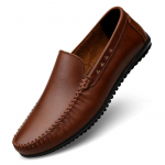 Uued kevadised vabaaja ehtsast nahast seemisnahast mokassiinid meestele pehmed trendikad kingad &auml;rikohtinguteks mokassiinid formaalsed peokleidid suured suurused 37