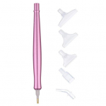 Elektriline teemantpliiats vaakumiga teemantpliiats vahetatavate otsikutega vahavaba teemantpliiats &uuml;marate ja kandiliste teemantide jaoks lilla