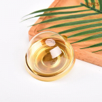 10 tk l&auml;bipaistvast plastikust koogikarbid munakollase kuu koogikonteinerite kandikud pulmakommide kinkekarbid s&uuml;nnip&auml;evaks j&otilde;ulupeo kaunistamiseks kuld