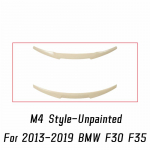 BMW 3. seeria F30 F31 F35 M4 MP PSM stiilis s&uuml;sinikkiust l&auml;ikiv must tagaluugi auto spoiler tiivad tuuning v&auml;lisakessuaarid