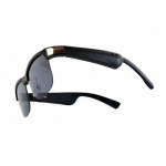 Nutikad Prillid Bluetooth-&uuml;hilduvad P&auml;ikeseprillid Ergonoomiline Disain Laetavad Fotokromaatilised L&auml;&auml;tsed UV-kindlad Prillid K&otilde;lariga must