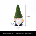 Multikas Aia Flokeeritud Goblin Vaikne Kaunistus Armas N&auml;ota Nukk K&auml;&auml;bus Kuju Aia Bonsai