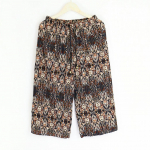 Pikad laia s&auml;&auml;rega elevandip&uuml;ksid, reguleeritav elastne v&ouml;&ouml;koht rihmaga, naiste meeste unisex tr&uuml;kiga, Tai, vabaaja t&auml;navar&otilde;ivad, rand, suvi, boheemlaslik, retro, vintage One size