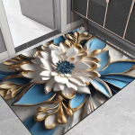 Elegantne 3D-prinditud m&auml;luvahust vannitoamatt libisemiskindla disainiga 600*900mm